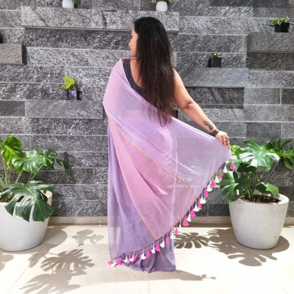 Mul Cotton Saree - Image 2